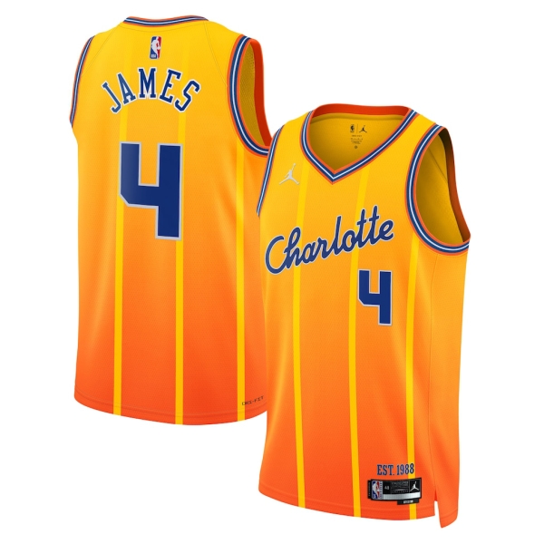 Charlotte Hornets Trikot Sion James Jordan 2025-26 City Edition Gold Swingman - Herren